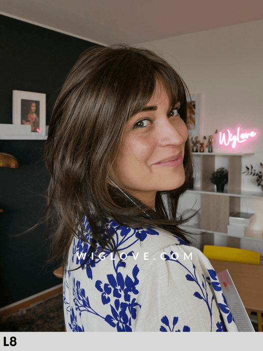 sympathy mono small lace parrucca sintetica con frangetta lacefront monofilamento riga libera retro aperto gisela mayer