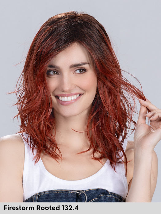 TABU - piccolo lace front, monofilamento al vortice - Wig Love - Parrucca SinteticaFirestorm Rooted