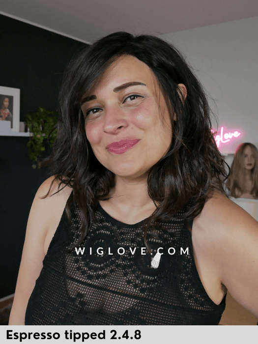 tabu ellen wille parrucca media e scalata in fibra sintetica termoresistente parrucca piastrabile mossa mini-lacefront attaccatura naturale riga sinistra monofilamento al vortice