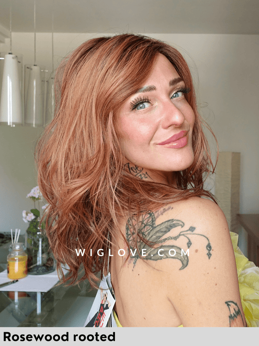 tabu ellen wille parrucca media e scalata in fibra sintetica termoresistente parrucca piastrabile mossa mini-lacefront attaccatura naturale riga sinistra monofilamento al vortice