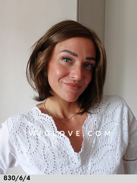 talc rokoko hair company parrucca fatta a mano caschetto fibra sintetica tradizionale fatta a mano lace front riga libera dispositivo medico ce taglia M