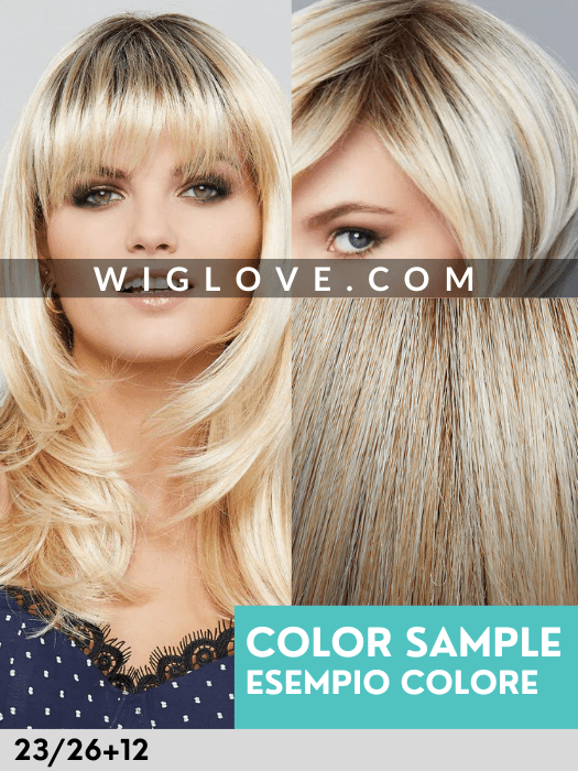 TECHNO JANE - riga libera, attaccatura naturale - Wig Love - Parrucca Sintetica23/26+12