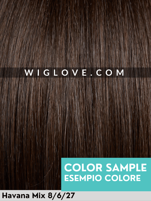 TECHNO JANE - riga libera, attaccatura naturale - Wig Love - Parrucca SinteticaChocolate Hazelnut 27/4 - 4