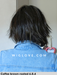 tess mono part ellen wille parrucca sintetica termoresistente lace front riga centrale frangetta piega mossa