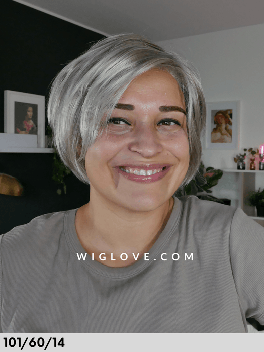 TIRAMISU - attaccatura naturale, riga sinistra - Wig Love - Parrucca Sintetica101/60/14