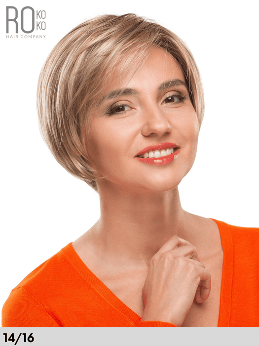 TIRAMISU - attaccatura naturale, riga sinistra - Wig Love - Parrucca Sintetica14/16