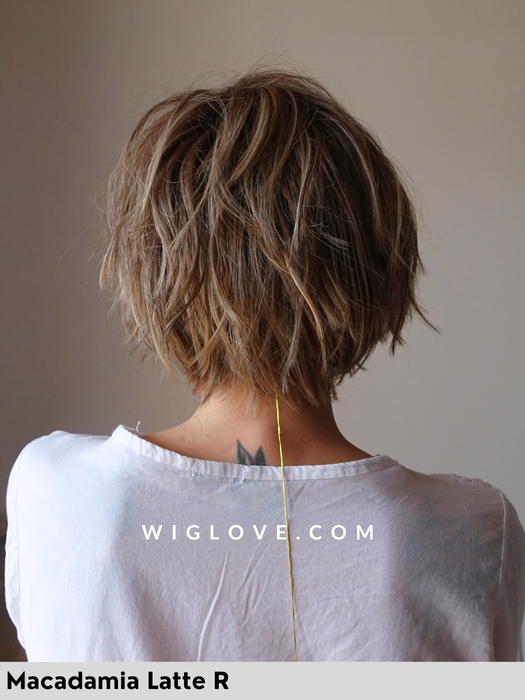 toledo belle tress parrucca sintetica piastrabile corta con frangetta lacefront riga sinistra city collection
