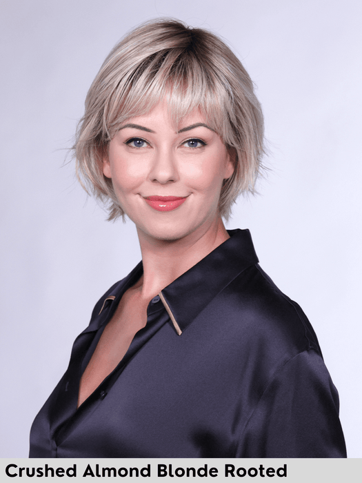 toledo di belle tress parrucca a caschetto e scalata piega liscia piastrabile fibre sintetiche termoresistenti lacefront attaccatura naturale riga sinistra.