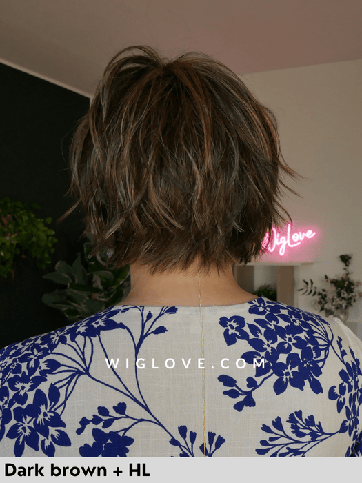 toledo belle tress parrucca sintetica piastrabile corta con frangetta lacefront riga sinistra city collection
