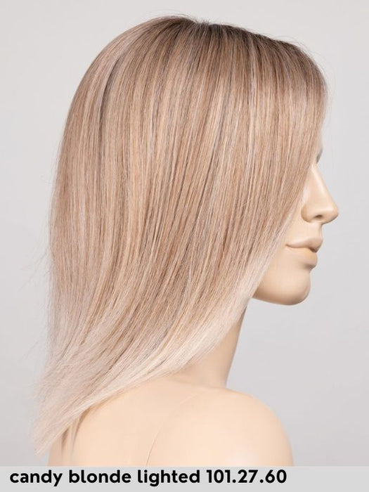 TREASURE SOFT - lace front, central part, double mono, hand-tied