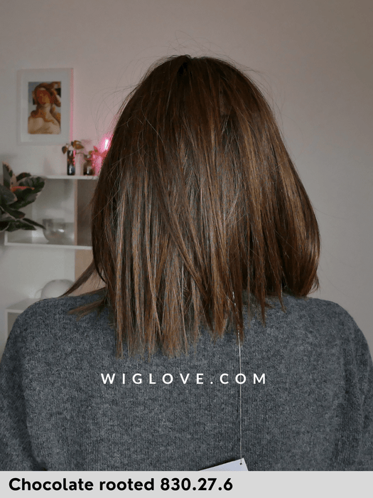 treasure soft ellen wille parrucca dispositivo medico fibra sintetica termoresistente fatta a mano lacefront riga centrale doppio monofilamento taglia M piega liscia long bob