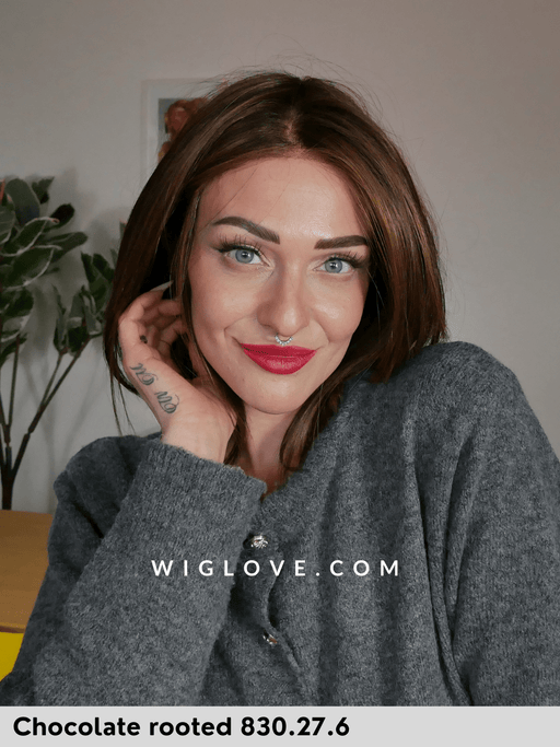 treasure soft ellen wille parrucca dispositivo medico fibra sintetica termoresistente fatta a mano lacefront riga centrale doppio monofilamento taglia M piega liscia long bob