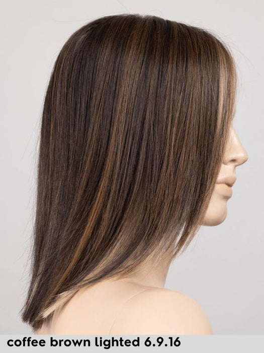 TREASURE SOFT - lace front, central part, double mono, hand-tied