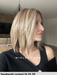 treasure soft ellen wille parrucca dispositivo medico fibra sintetica termoresistente fatta a mano lacefront riga centrale doppio monofilamento taglia M piega liscia long bob