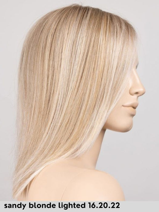 TREASURE SOFT - lace front, central part, double mono, hand-tied