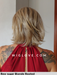 tribeca belle tressparrucca alle spalle con frangetta riga centrale lacefront attaccatura naturale fibra sintetica termoresistente piastrabile piega liscia 