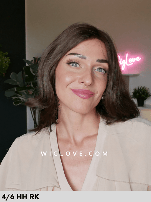 tulza rokoko hair company parrucca capello europeo media e scalata lacefront allungato riga libera doppio monofilamento parrucca dispositivo medico per chemioterapia capelli naturali remy 