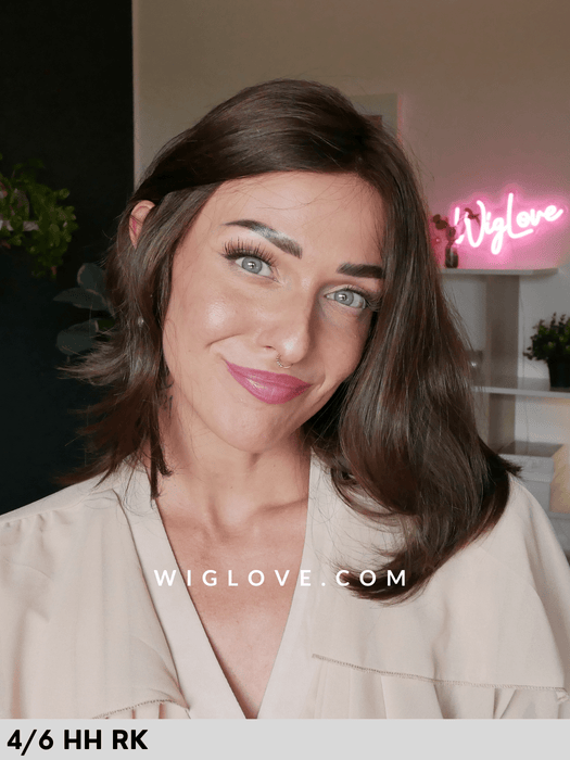 tulza rokoko hair company parrucca capello europeo media e scalata lacefront allungato riga libera doppio monofilamento parrucca dispositivo medico per chemioterapia capelli naturali remy 