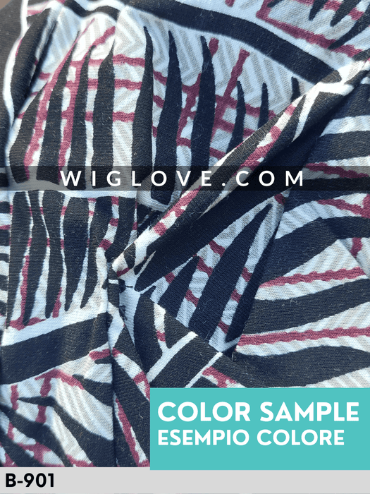 Turbante - BAHAMA PRINTED - Pronta Consegna 24/48 ore - Wig Love - Turbanteb - 901