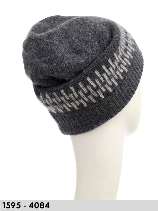 Aira Knitted Hat 1595 - Merino Wool and Cashmere - HOUSE OF CHRISTINE