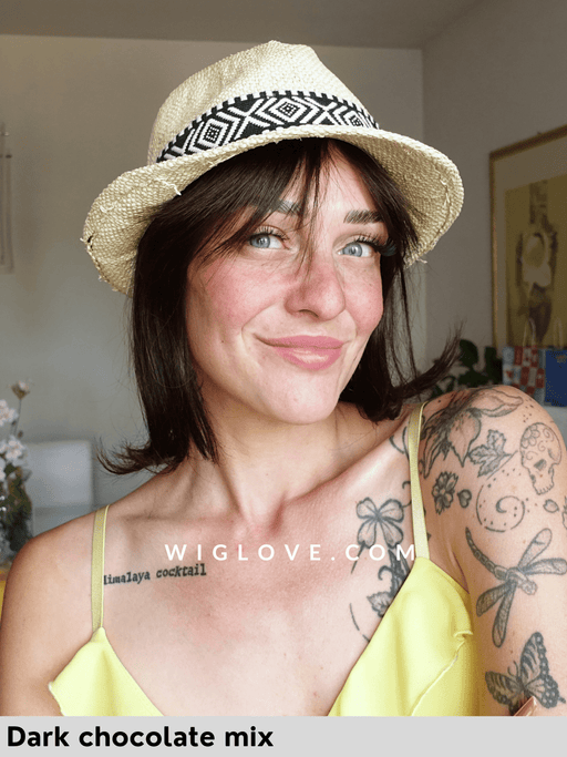 VERBENA - Fascia con Capelli - Capelli Naturali - Wig Love - TopperMocca Mix