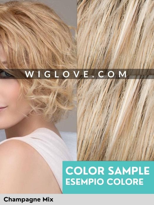 VERBENA - Fascia con Capelli - Capelli Naturali - Wig Love - TopperChampagne Mix