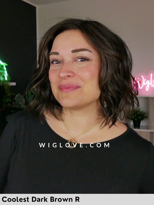 veronica belle tress fatta a mano parrucca sintetica termoresistente con lacefront iperesteso monofilamento poliuretano antiscivolo
