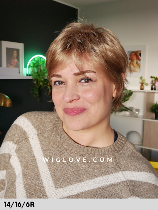 vibrant rokoko parrucca pixie taglio corto fibra sintetica tradizionale lacefront monofilamento al vortice dispositivo medioc CE