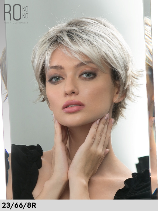 VIBRANT - lace front, swirl monofilament