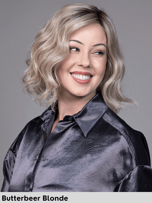 VIENNA ROAST - riga sinistra, attaccatura naturale - Wig Love - Parrucca SinteticaButterbeer Blonde