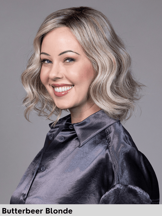 VIENNA ROAST - riga sinistra, attaccatura naturale - Wig Love - Parrucca SinteticaButterbeer Blonde