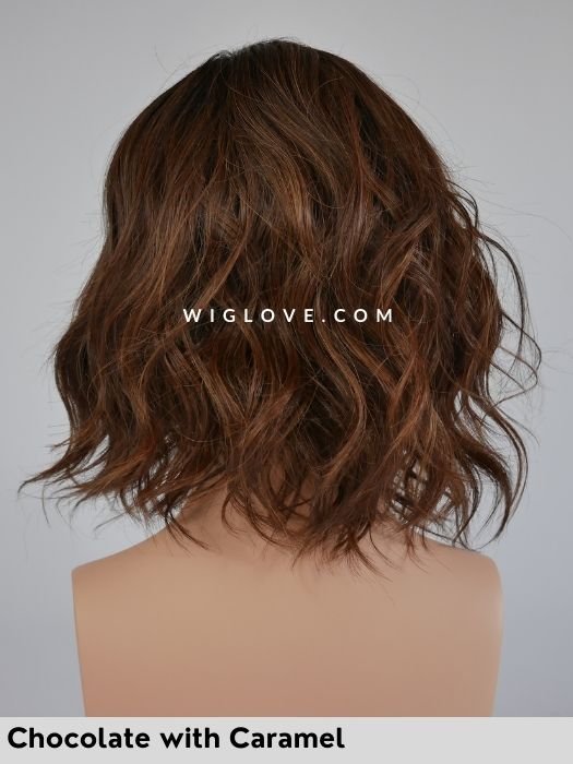 VIENNA ROAST - riga sinistra, attaccatura naturale - Wig Love - Parrucca SinteticaChocolate with Caramel