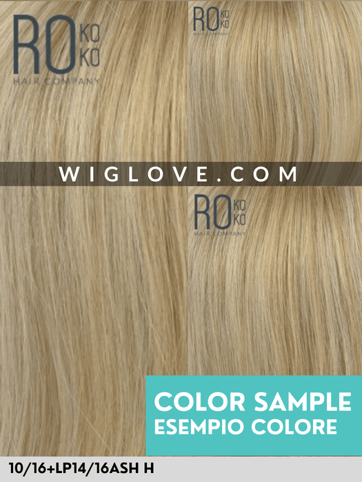 VILI - Parrucca capelli Naturali Remy - doppio lace front, doppio monofilamento - Wig Love - Parrucca Capelli Veri10/16+LP14/16ASH H