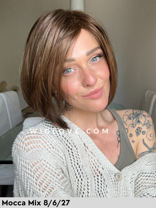 VISION BOB - piccolo lace front, monofilamento al vortice