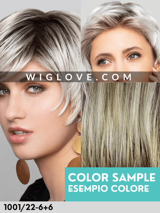 VISION BOB - piccolo lace front, monofilamento al vortice - Wig Love - Parrucca Sintetica1001/22 - 6+6