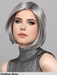 VISION BOB - piccolo lace front, monofilamento al vortice - Wig Love - Parrucca SinteticaFashion Grey