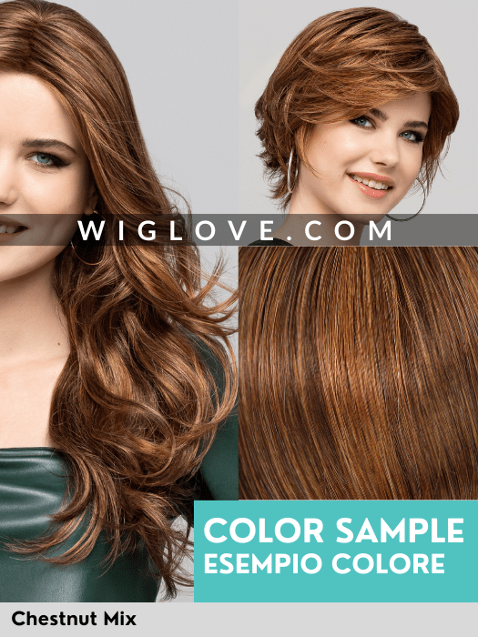 VISION MIDNIGHT - fatta a macchina - Wig Love - Parrucca SinteticaDark Brown 4/6