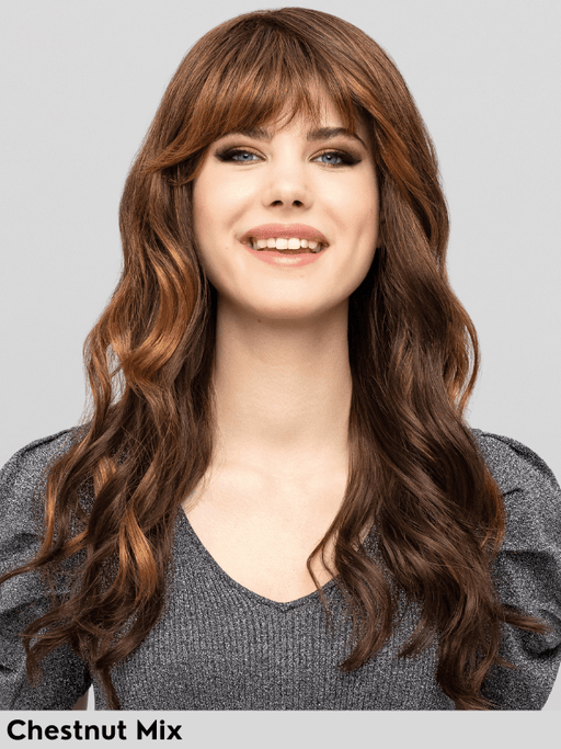 VISION MIDNIGHT - fatta a macchina - Wig Love - Parrucca SinteticaChestnut Mix