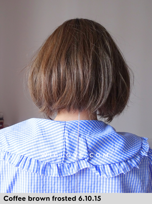 VIVI MONO PART - riga centrale, attaccatura naturale - Wig Love - Parrucca Sinteticacoffeebrown frosted