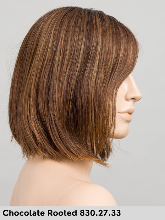 VIVI MONO PART - riga centrale, attaccatura naturale - Wig Love - Parrucca SinteticaCoffee Brown Frosted