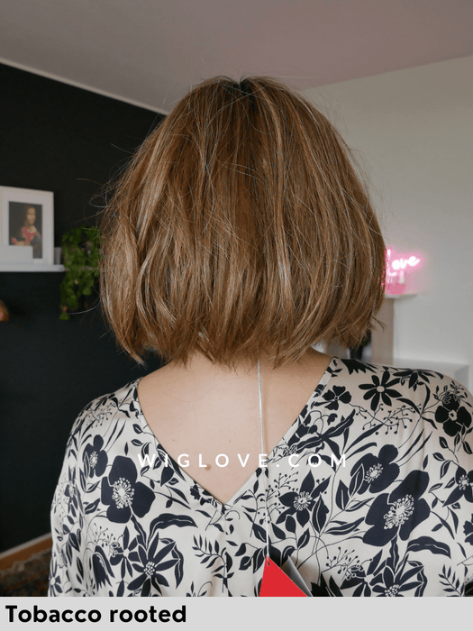 VIVI MONO PART - riga centrale, attaccatura naturale - Wig Love - Parrucca SinteticaTobacco Rooted