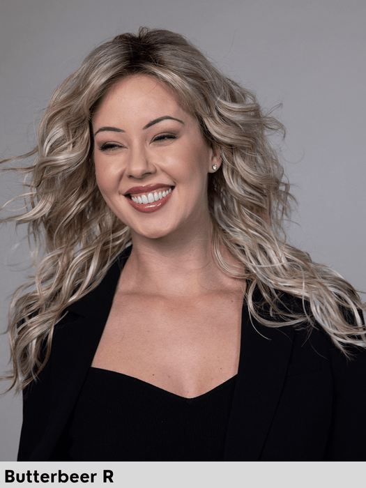 WESTWOOD - 100% fatta a mano, attaccatura estesa, antiscivolo - Wig Love - Parrucca SinteticaButterbeer Rooted