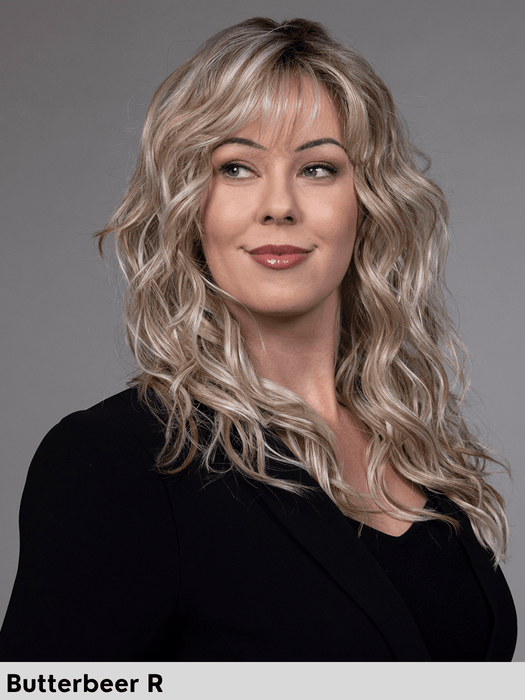 WESTWOOD - 100% fatta a mano, attaccatura estesa, antiscivolo - Wig Love - Parrucca SinteticaButterbeer Rooted