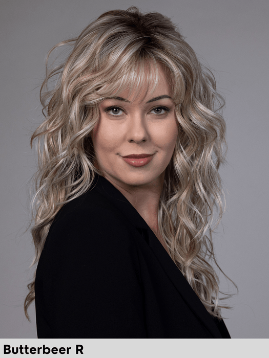 WESTWOOD - 100% fatta a mano, attaccatura estesa, antiscivolo - Wig Love - Parrucca SinteticaButterbeer Rooted