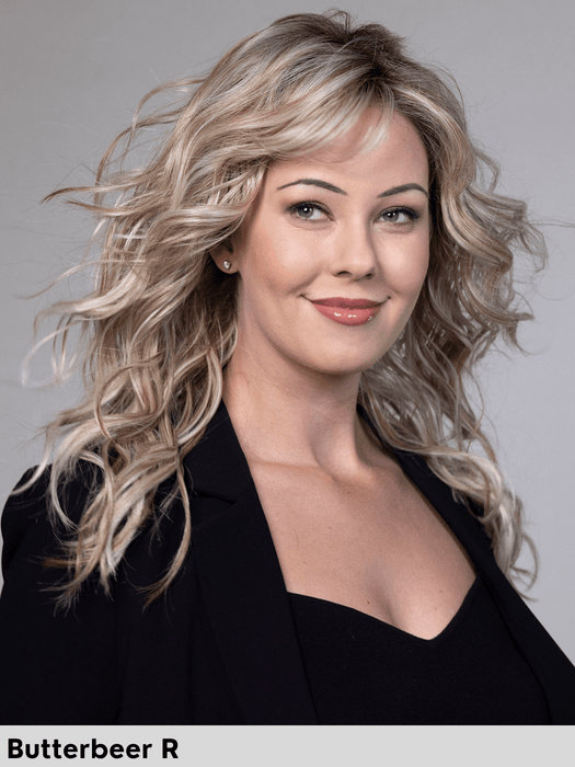 WESTWOOD - 100% fatta a mano, attaccatura estesa, antiscivolo - Wig Love - Parrucca SinteticaButterbeer Rooted