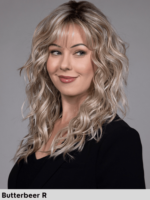 WESTWOOD - 100% fatta a mano, attaccatura estesa, antiscivolo - Wig Love - Parrucca SinteticaButterbeer Rooted