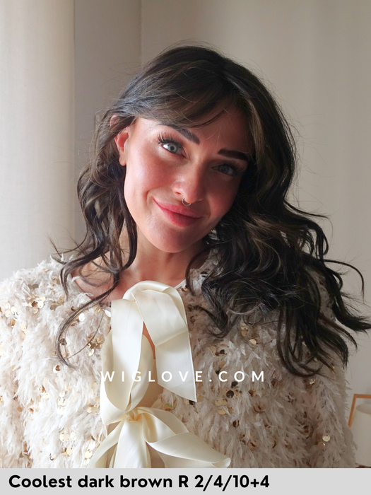 westwood belle tress parrucca mossa lunga con frangetta antiscivolo lacefront monofilamento fatta a mano fibra sintetica termoresistente