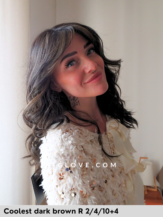 westwood belle tress parrucca mossa lunga con frangetta antiscivolo lacefront monofilamento fatta a mano fibra sintetica termoresistente