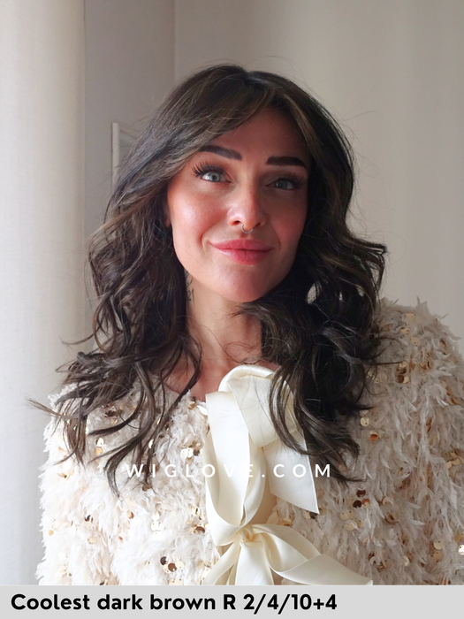 westwood belle tress parrucca mossa lunga con frangetta antiscivolo lacefront monofilamento fatta a mano fibra sintetica termoresistente