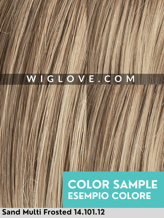 WHISPER COMFORT - attaccatura naturale, riga centrale, retro chiuso - Wig Love - Parrucca SinteticaPearl Blonde Rooted